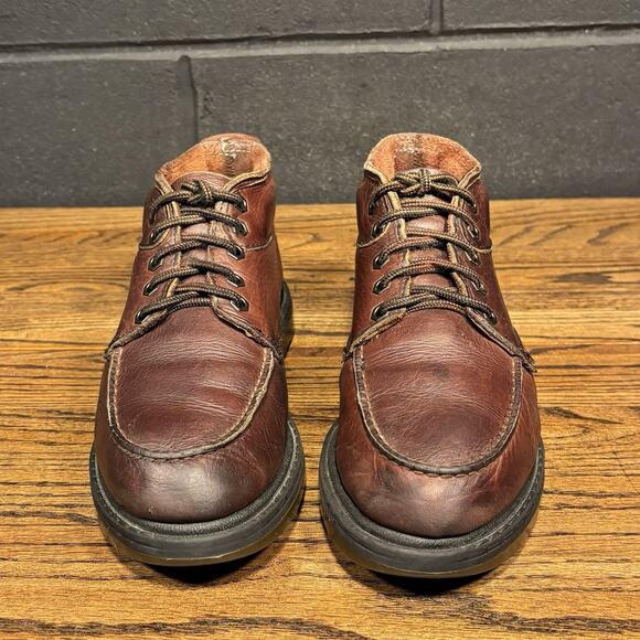 80’s Vintage Eastland Brown Leather Chukka Ankle Boots Women’s 10 USA - Picture 1 of 8